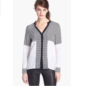 DVF Diane von Furstenberg Shelby silk blouse NWOT